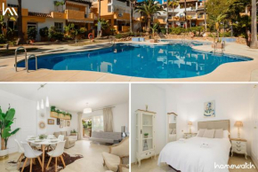 Holiday home first line beach with direct access to the pool and private garden